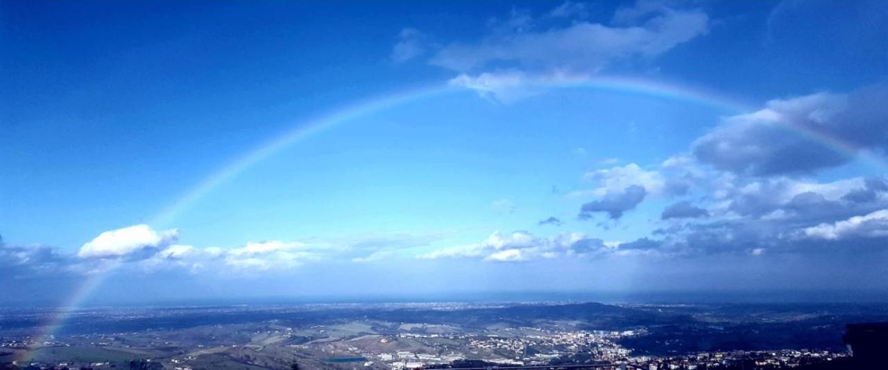 San Marino Skyline - Dante Vista Mare Bed & Breakfast Valdragone Exterior foto